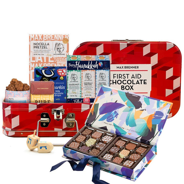 HANUKKAH FIRST AID & 18PC PRALINES DREAM COLLECTION - Shop Max Brenner | USA
