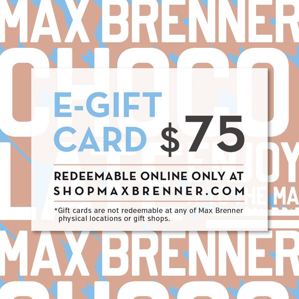 MAX BRENNER GIFT CARD - Shop Max Brenner | USA