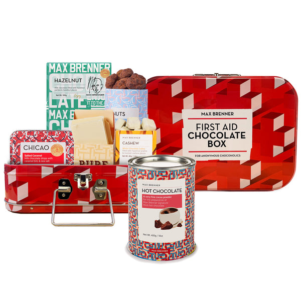 First Aid Chocoalte Box & Hot Chocolate Powder