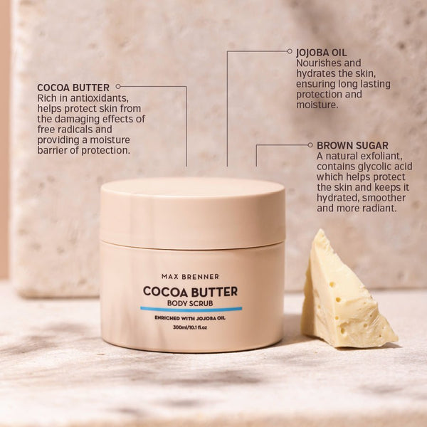 Cocoa Butter Body Scrub & Body Cream - Shop Max Brenner | USA