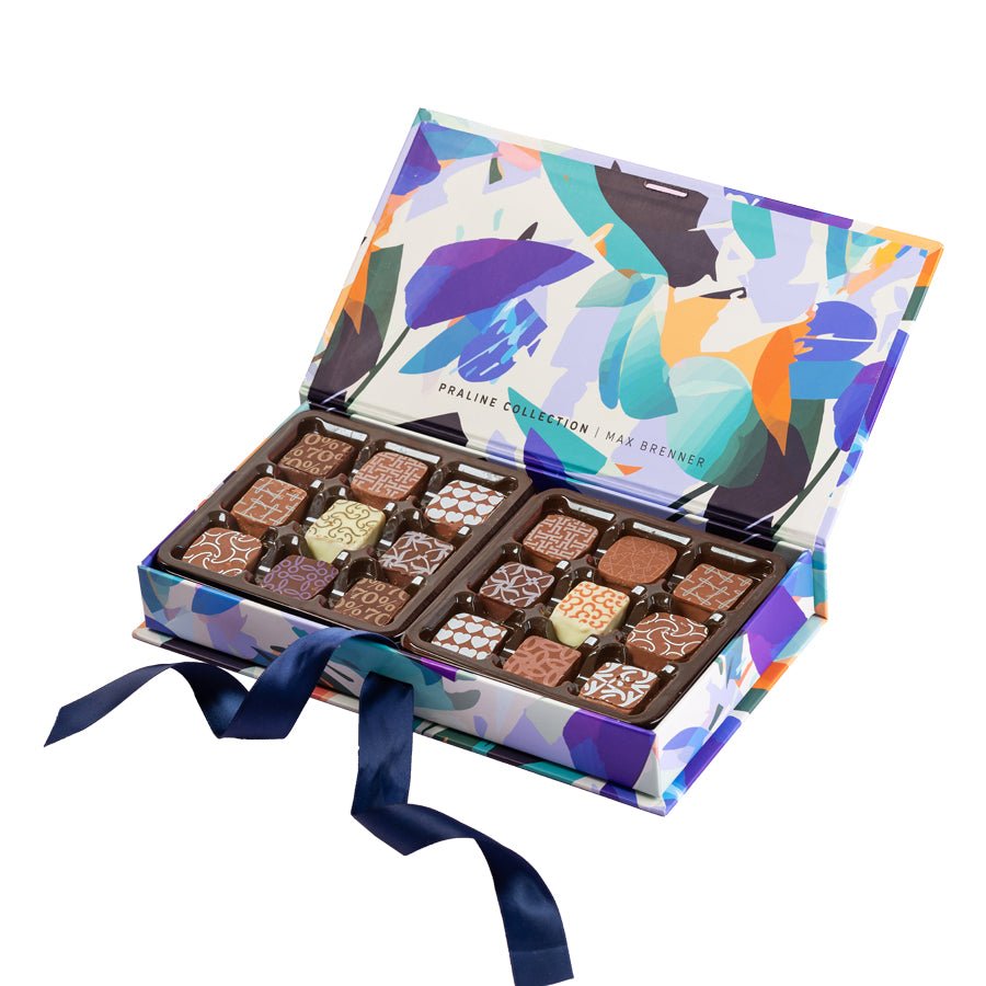 Chocolate Covered Praline Cubes | Chocolate Praline Gift Box