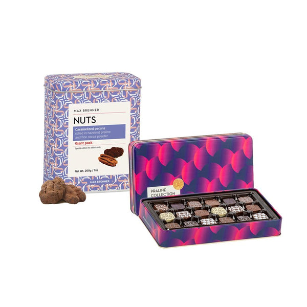 ENJOY 18PC Praline & Nuts 200 - Shop Max Brenner | USA