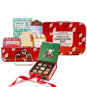 First Aid Chocoalte Box & Holiday 9pc pralines - Shop Max Brenner | USA