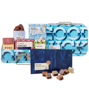 Good Luck Chocolate Box & 18 Piece Luxury Praline - Shop Max Brenner | USA