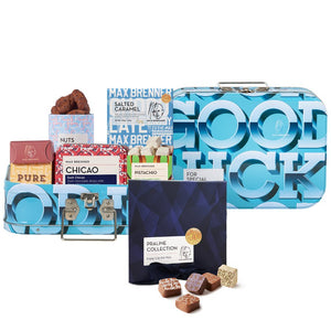 Good Luck Chocolate Box & Enjoy 9 Pralines - Shop Max Brenner | USA