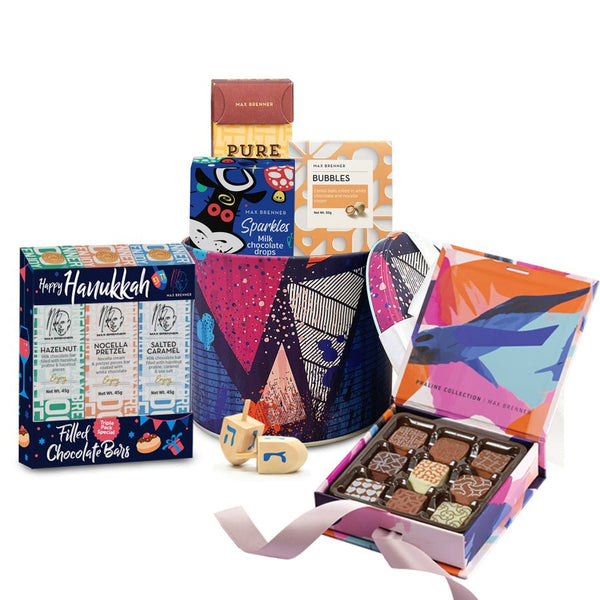 HANUKKAH ART SMALL & Dream 9 Pralines - Shop Max Brenner | USA
