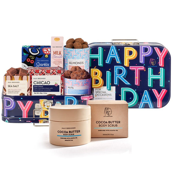 Happy Birthday & Body Scrub - Shop Max Brenner | USA