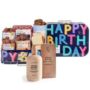 Happy Birthday Box & Cocoa Butter Body Cream - Shop Max Brenner | USA