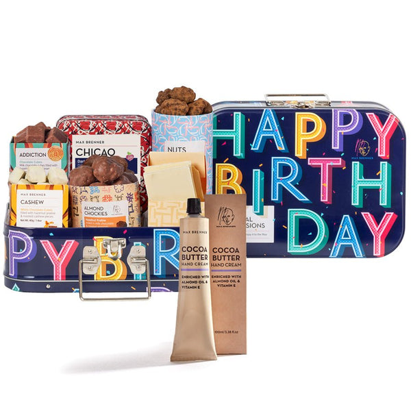 Happy Birthday Box & Cocoa Butter Hand Cream - Shop Max Brenner | USA