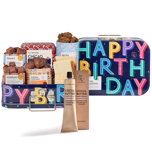 Happy Birthday Box & Cocoa Butter Hand Cream - Shop Max Brenner | USA