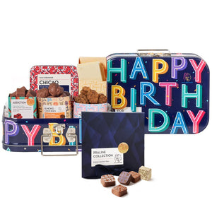 Happy Birthday Box & Luxury 9pc Pralines - Shop Max Brenner | USA