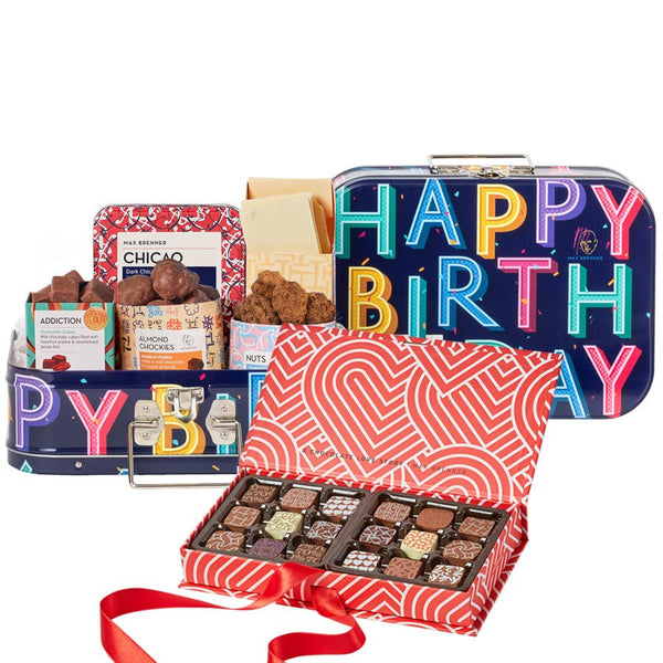 Happy Birthday & Love Story 18 PRALINES - Shop Max Brenner | USA