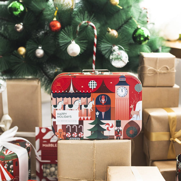 Happy Holiday Suitcase & Holiday 18 Pralines - Shop Max Brenner | USA