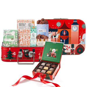 Happy Holiday Suitcase & Holiday 9 Pralines - Shop Max Brenner | USA