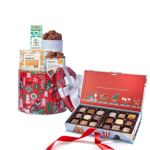 Happy Holidays Small & Holiday 18pc pralines - Shop Max Brenner | USA