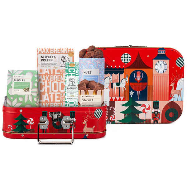 Happy Holidays Suitcase - Shop Max Brenner | USA