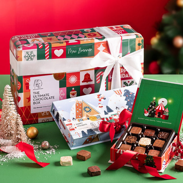 Holiday 9pc & 18pc Pralines Collection - Shop Max Brenner | USA