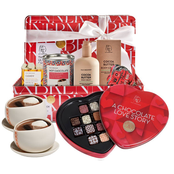 Max in Love & Love Story 12 Pralines - Shop Max Brenner | USA