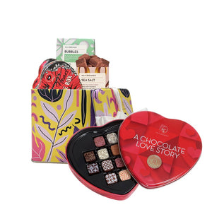 Mother's Day Bloom & 12pc Love Story Pralines - Shop Max Brenner | USA