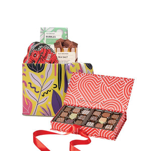 Mother's Day Bloom & 18pc Love Story Pralines - Shop Max Brenner | USA