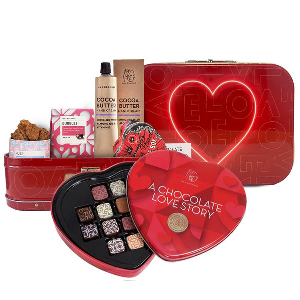 Romantic Box & 12pc Love Story Pralines - Shop Max Brenner | USA