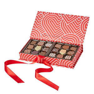 A Chocolate Love Story 18pc PRALINES - Shop Max Brenner | USA