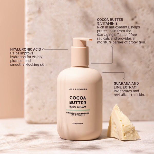 Cocoa Butter Body Scrub, Body Cream & Hand Cream - Shop Max Brenner | USA