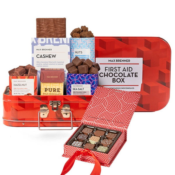 First Aid & love story 9pc pralines - Shop Max Brenner | USA