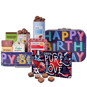 Happy Birthday Kit & Pure love 18pc pralines - Shop Max Brenner | USA