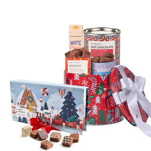 Happy Holidays Small & Holiday 18pc pralines - Shop Max Brenner | USA