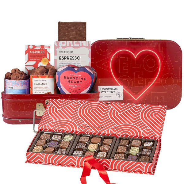 Love Story Kit & 27pc Pralines Love Collection - Shop Max Brenner | USA