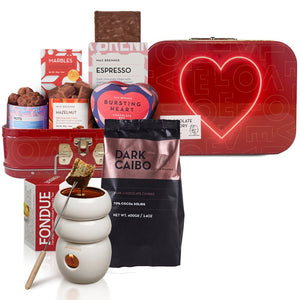 Love Story Kit & Dark Chocolate Fondue Set - Shop Max Brenner | USA