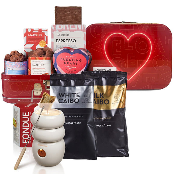 Love Story Kit & Milk and White Chocolate Fondue Set - Shop Max Brenner | USA