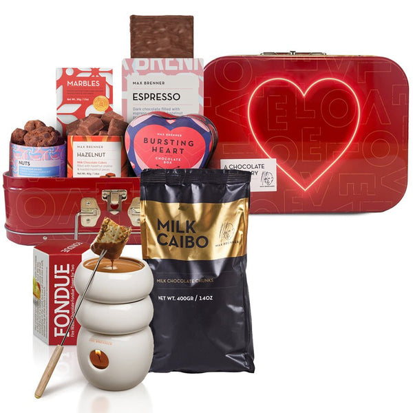 Love Story Kit & Milk Chocolate Fondue Set - Shop Max Brenner | USA