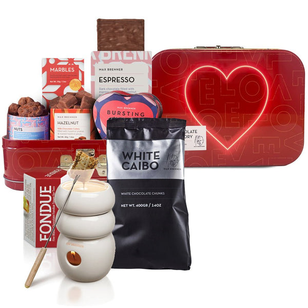 Love Story Kit & White Chocolate Fondue Set - Shop Max Brenner | USA