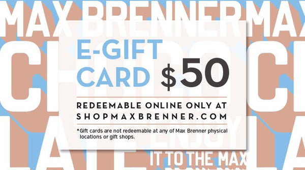 MAX BRENNER GIFT CARD - Shop Max Brenner | USA