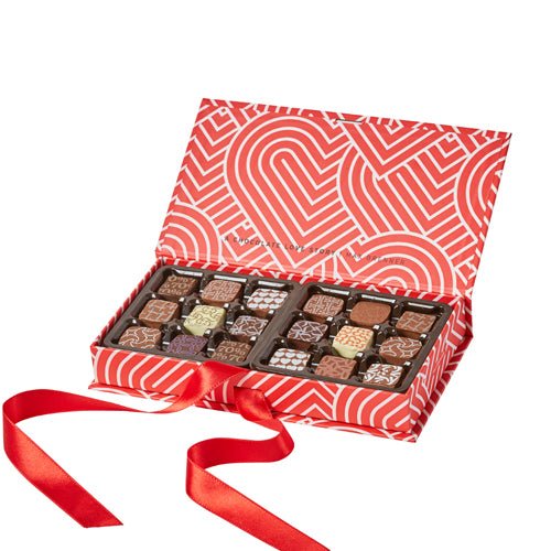 Nature Love & & Love Story 18PC Pralines - Shop Max Brenner | USA