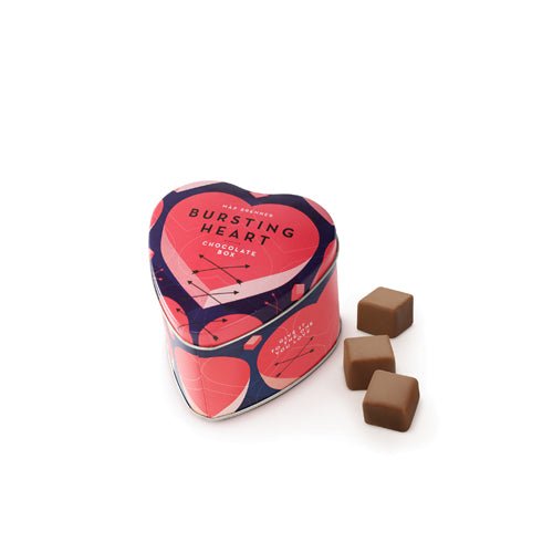 Pure Love 18pc Praline & Bursting Heart Chocolate Cubes - Shop Max Brenner | USA